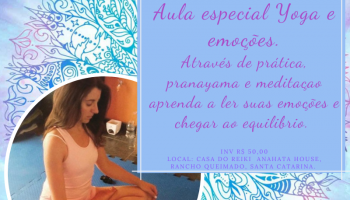 AULA ESPECIAL DE YOGA Y EMOCIONES EN BRASIL
